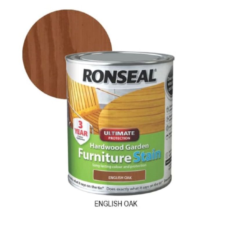 English Oak Hardwood Furniture Stain 750ml