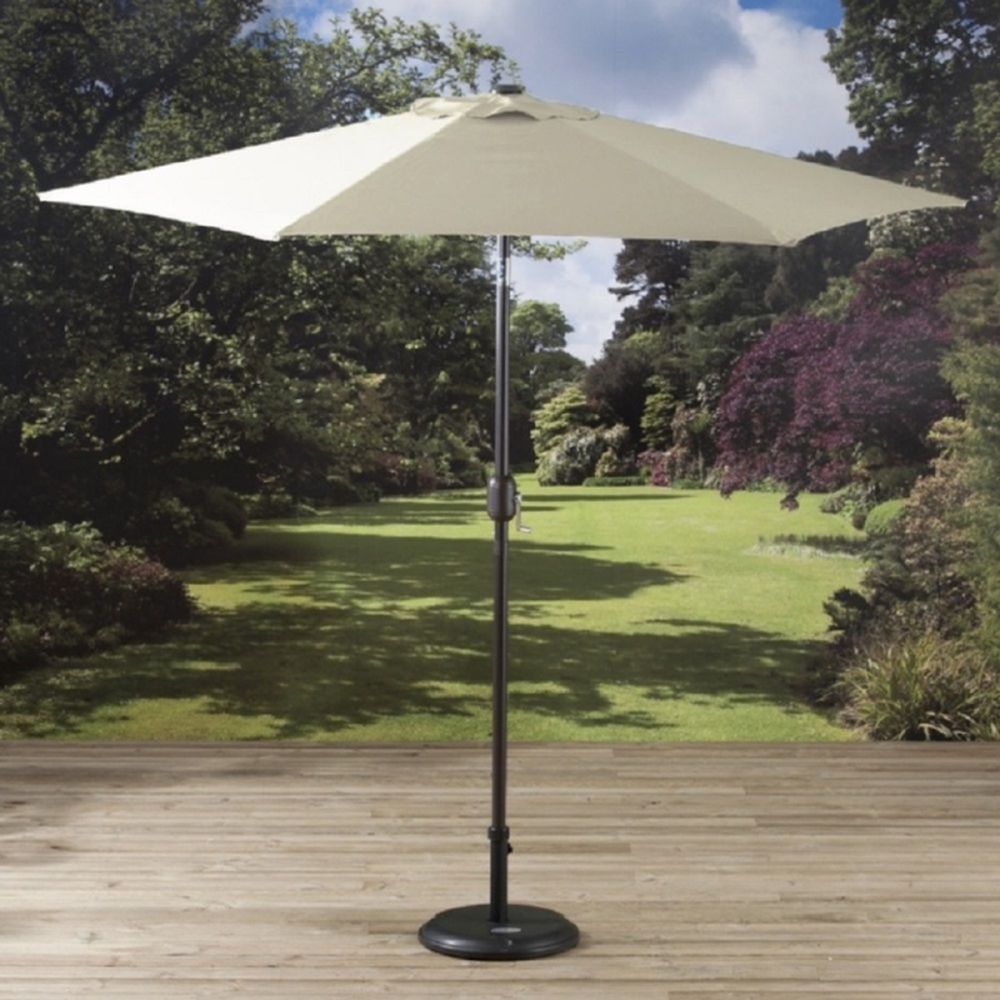 Pagoda 2.5m Beige Crank & Tilt Parasol