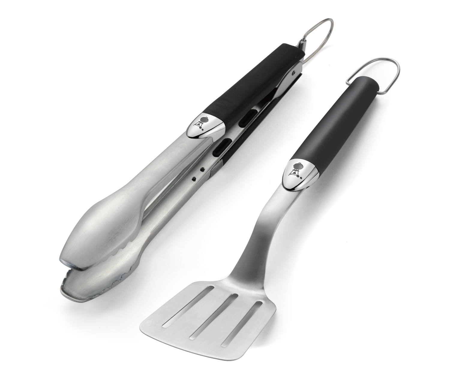 Weber 2 Piece Tool Set Small - Stainless Steel - Black