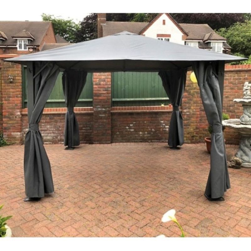 Highfield Grey Gazebo 3m x 3m