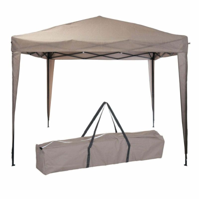 Taupe Party Tent 3m x 3m x 2.45m