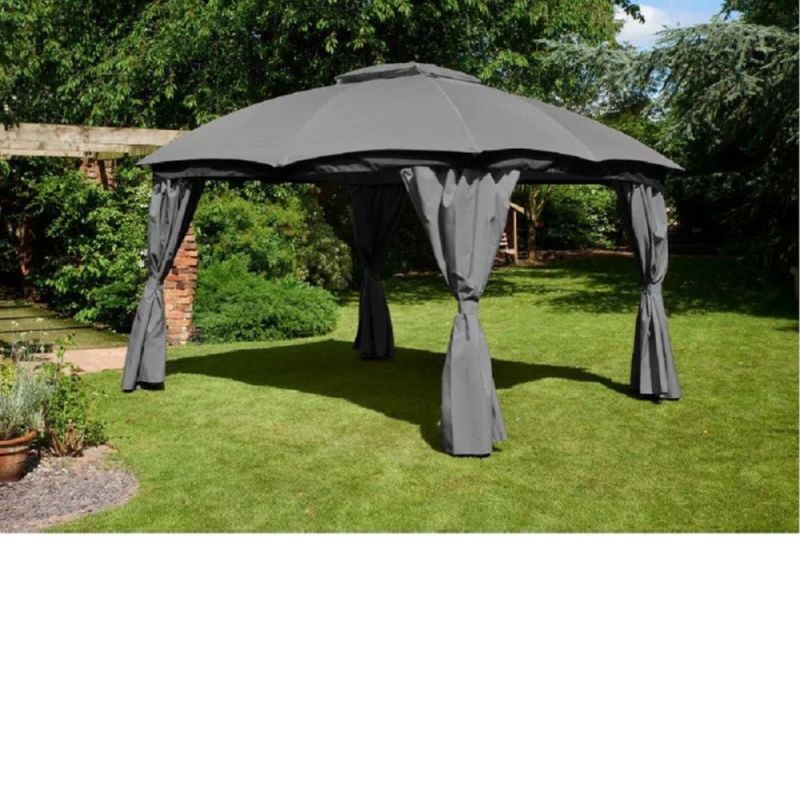 Rio Grey Gazebo 3m x 3.65m