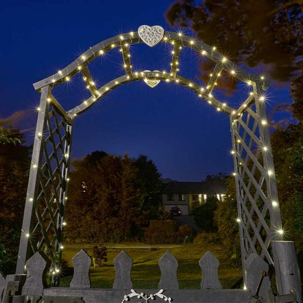 200 Warm White Firefly Solar String Lights