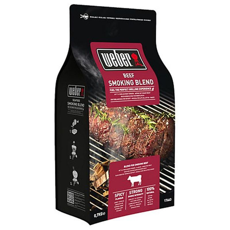 Weber Beef Wood Chips 0.7kg