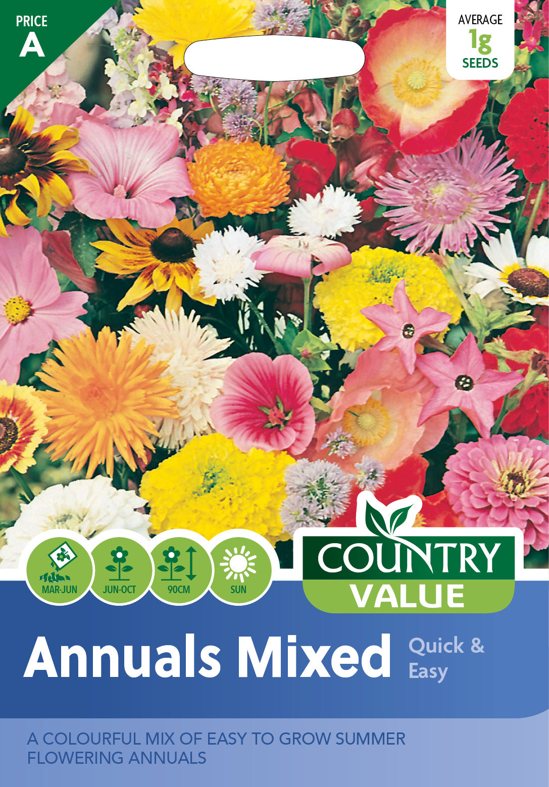 Mixed Annuals Quick & Easy Seeds