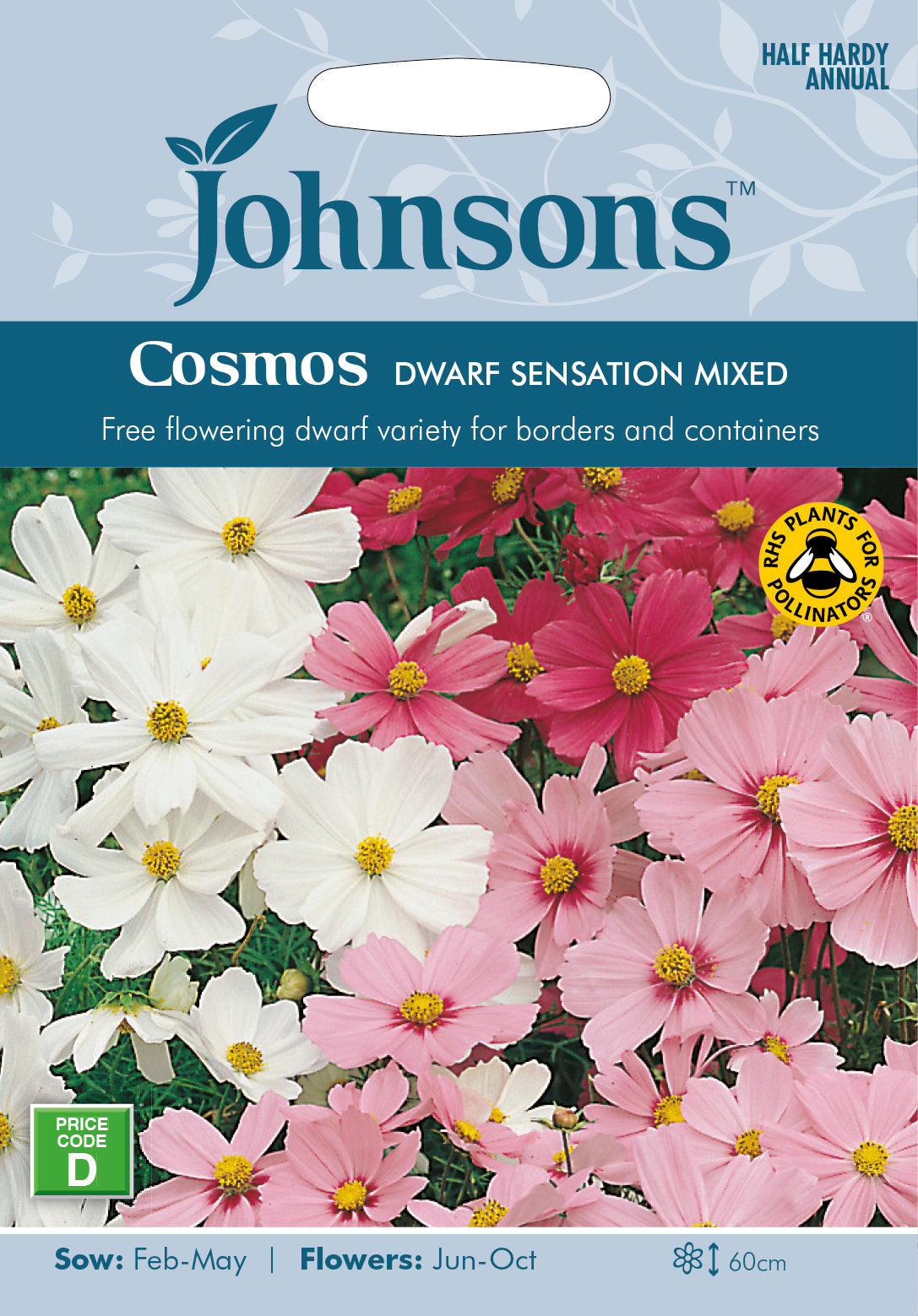 Cosmos Dwarf Sensation Mixed Seeds