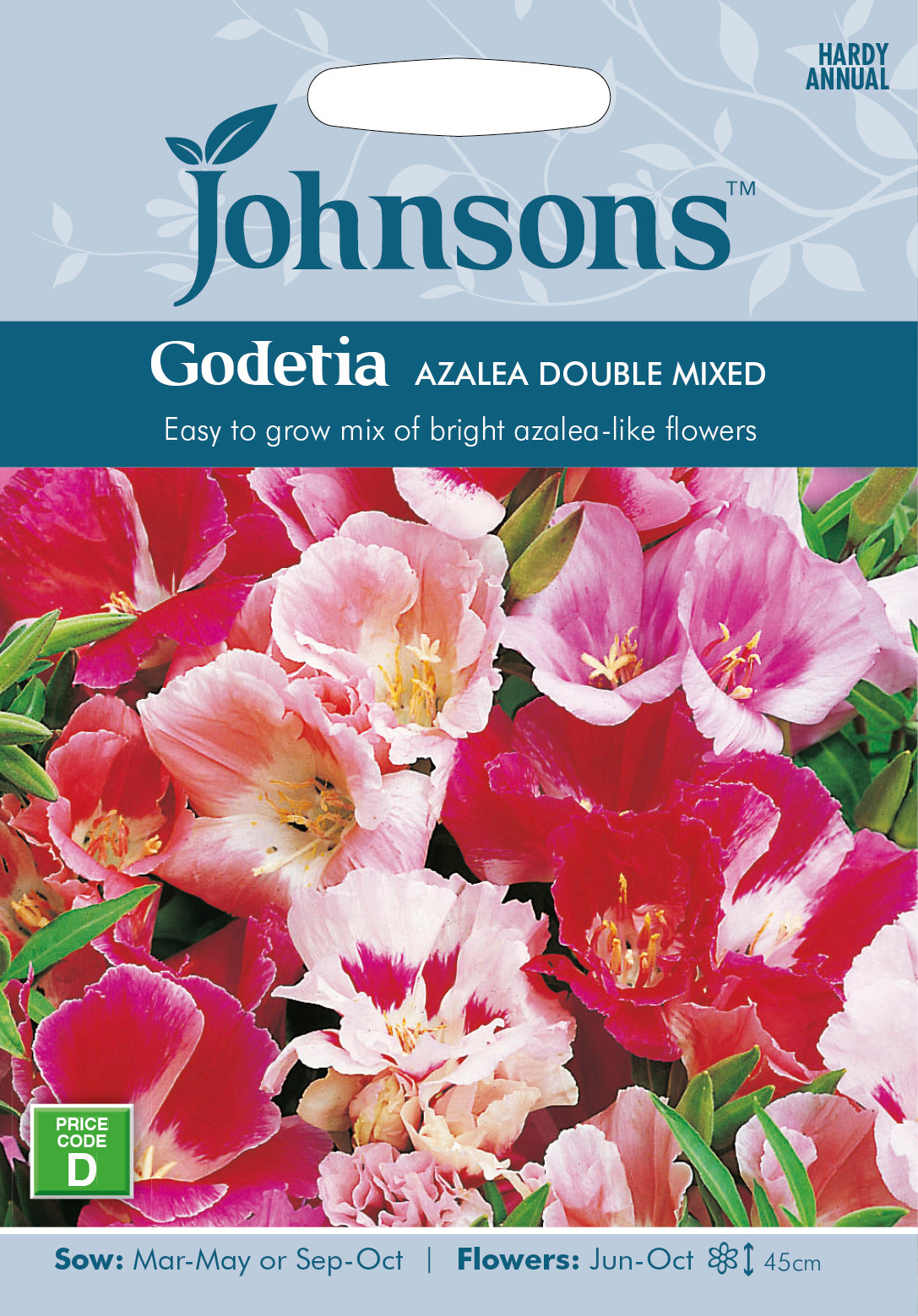 Godetia Azalea Flowered Mixed Seeds