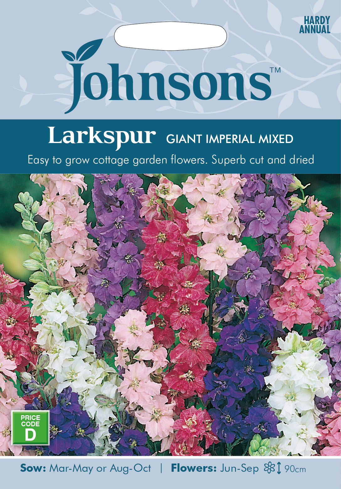 Larkspur Giant Imperial Mixed Seeds