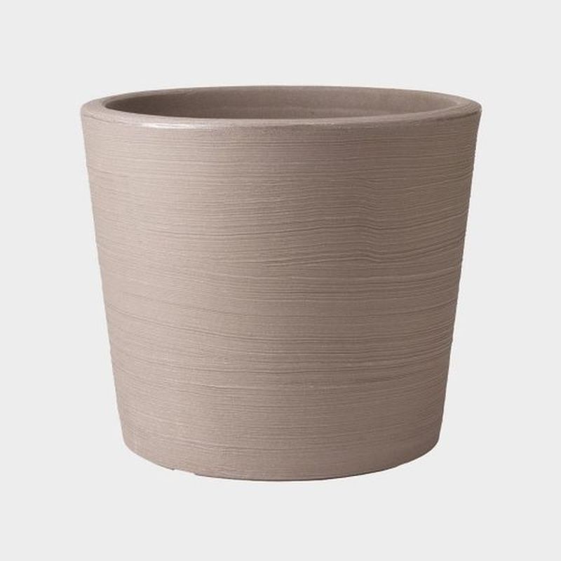 40cm Varese Low Planter Dark Brown