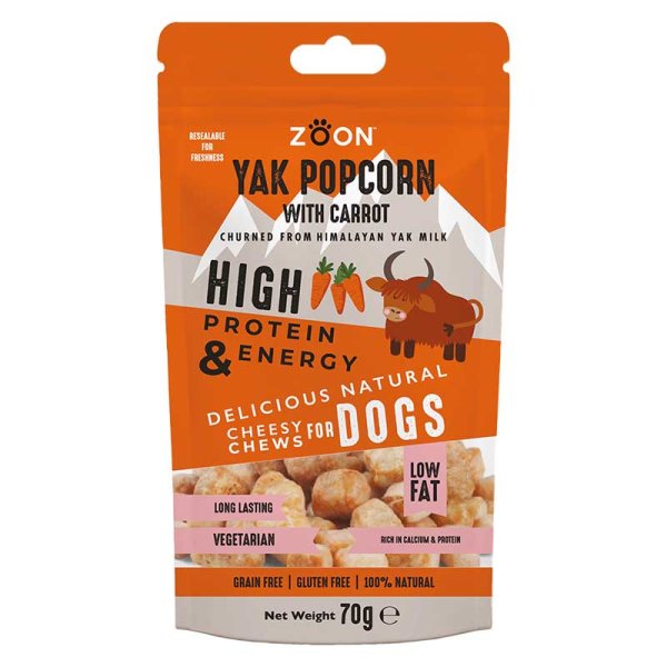 Yak Popcorn with Carrot