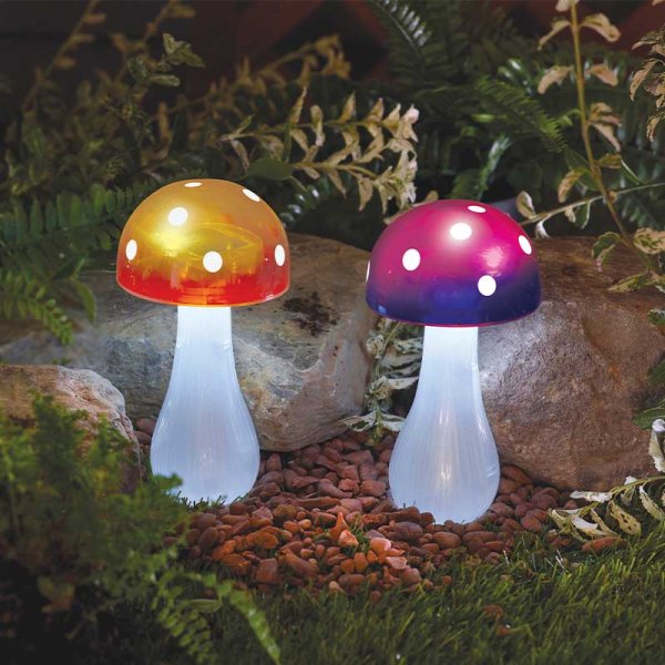 Button Shroom Lights Mixed (2 Colours)