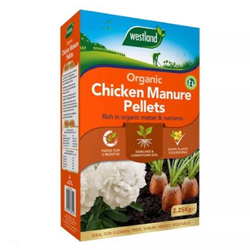 Org Chicken Manure Pellets 2.25kg