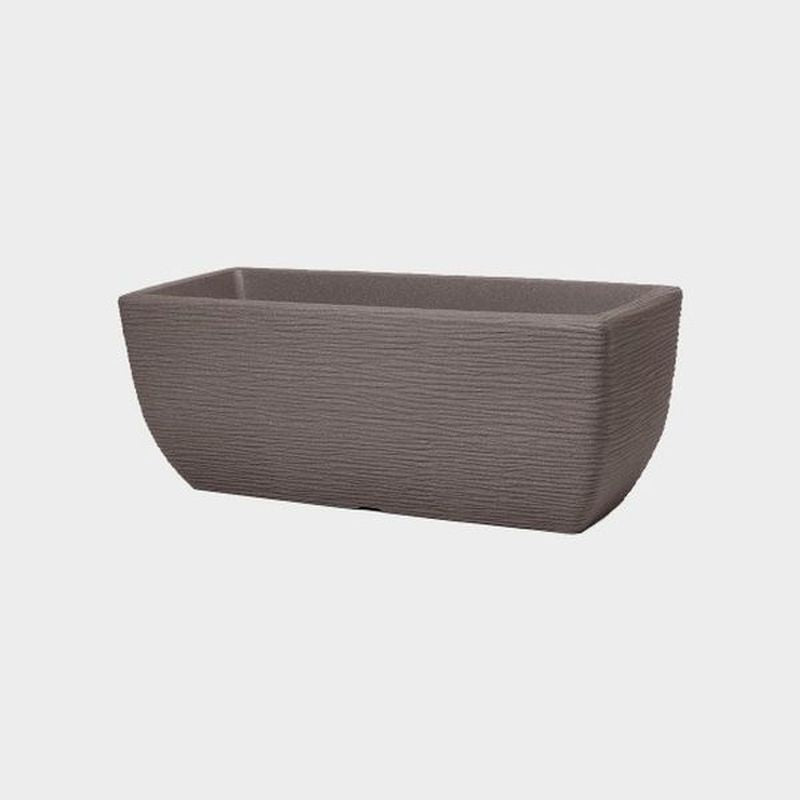 60cm Costwold Trough Planter Dark Brown