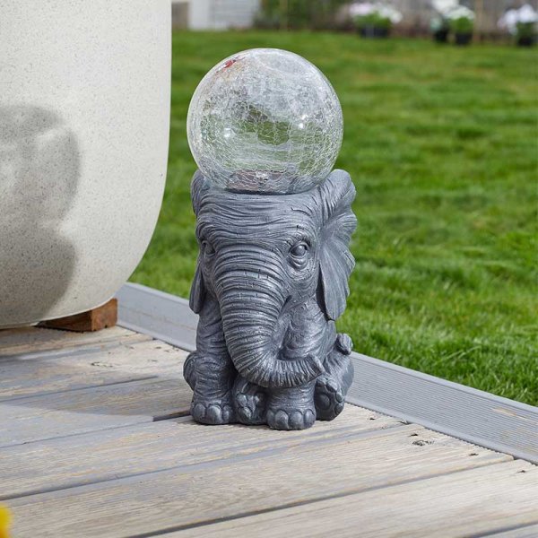 Elephant Orb Solar Light