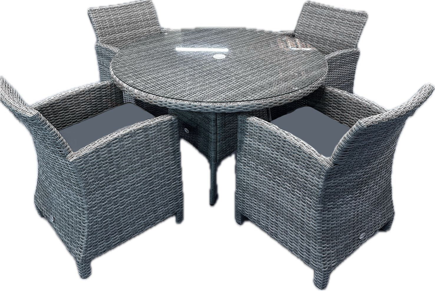 Paris 4 Seat Dining Set