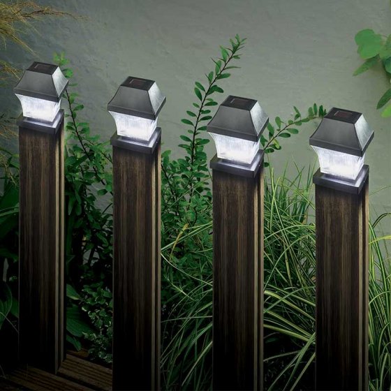 Solar Post Light 4 Pack