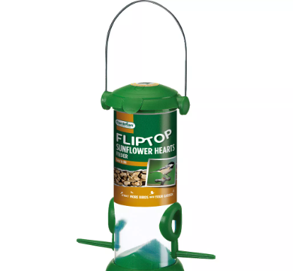 Fliptop Sunflower Hearts Feeder