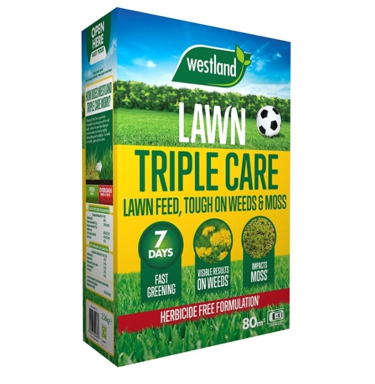 Lawn Triple Care 80m2 Herbicide Free