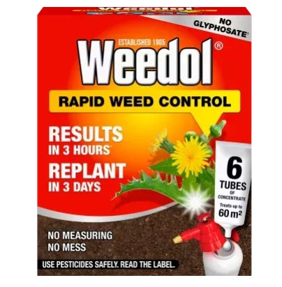 Weedol Rapid Weed Control 6 Tubes