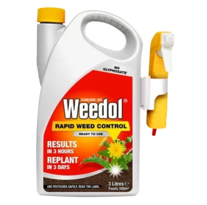 Weedol Rapid Weed Control Ready To Use 3ltr