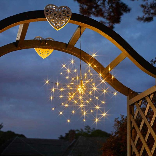 Starburst Pendant Solar Light