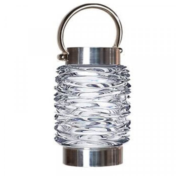 Wave Stainless Steel Solar Lantern