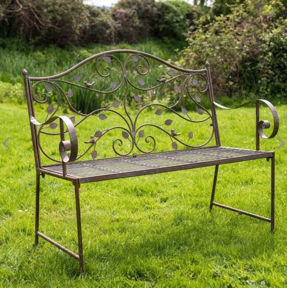 Woodland Bench Blue Rust