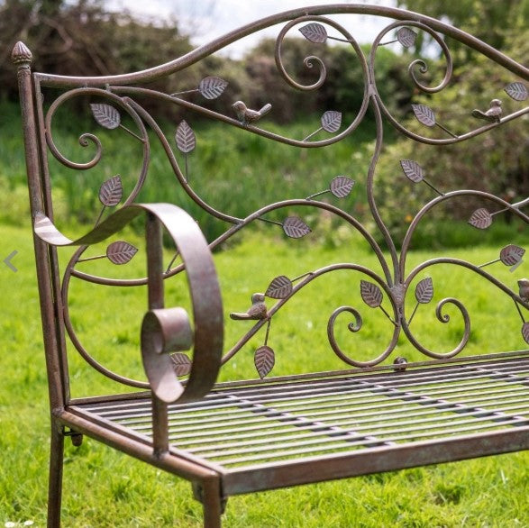 Woodland Bench Blue Rust
