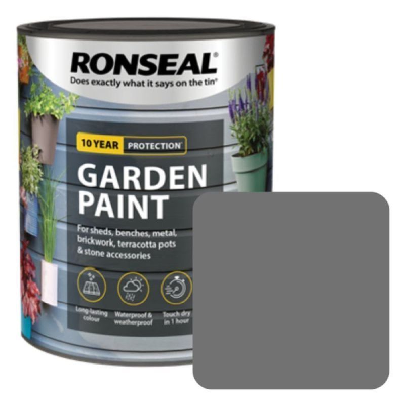 GARDEN PAINT CHARCOAL GREY 750ML