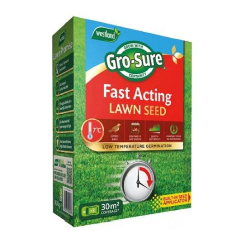 Gro-Sure Fast Acting Lawn Seed 50m2