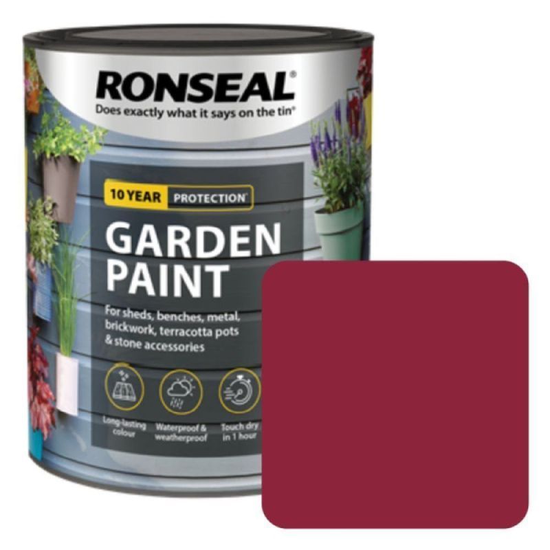 GARDEN PAINT MOROCCAN RED 250ML