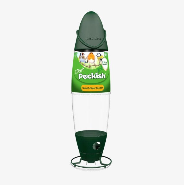 Peckish 3 Port Seed & Nyjer Feeder