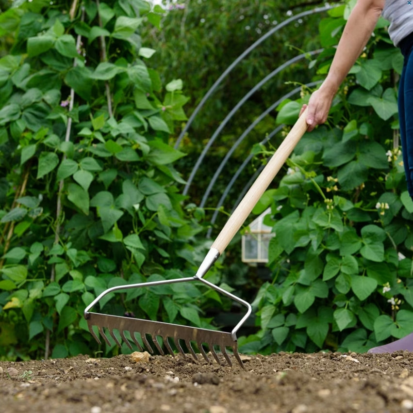 Kent & Stowe Soil Rake Stainless Steel