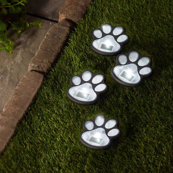 Solar Pet Paws Stakes 4-PK