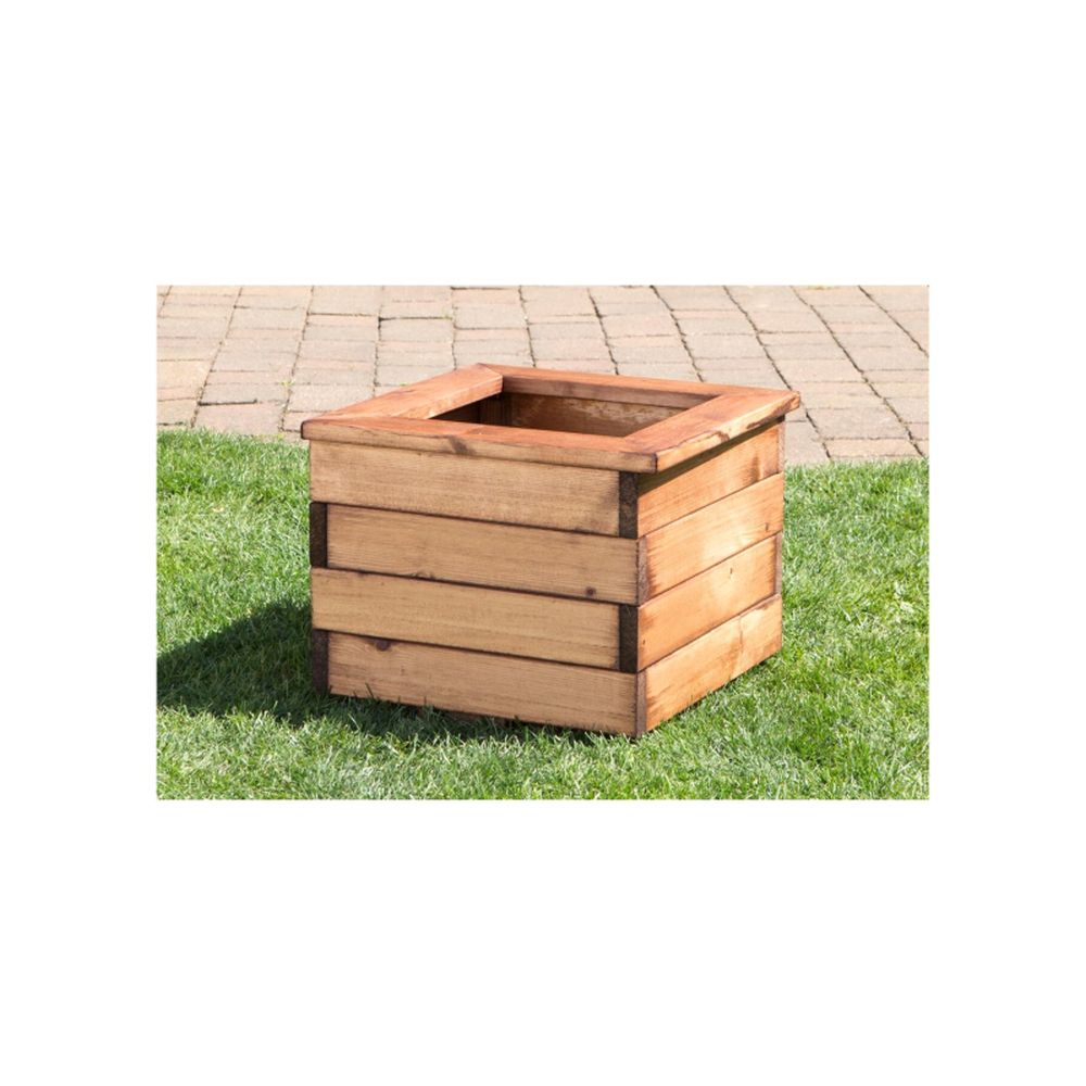 Large Square Wooden Planter